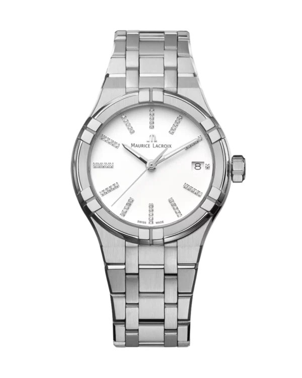 Maurice Lacroix Aikon Quartz Date 35mm - Blanc