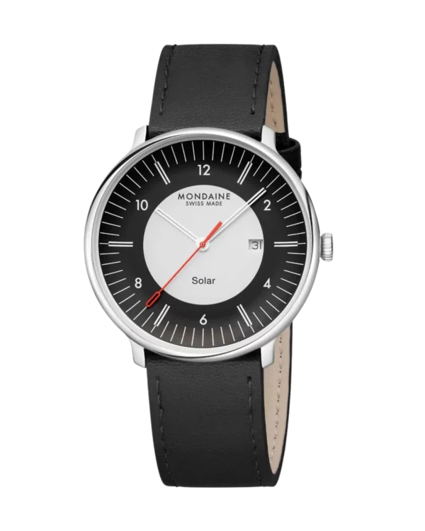 Doppio Solar Black Vegan Grape Leather 41mm