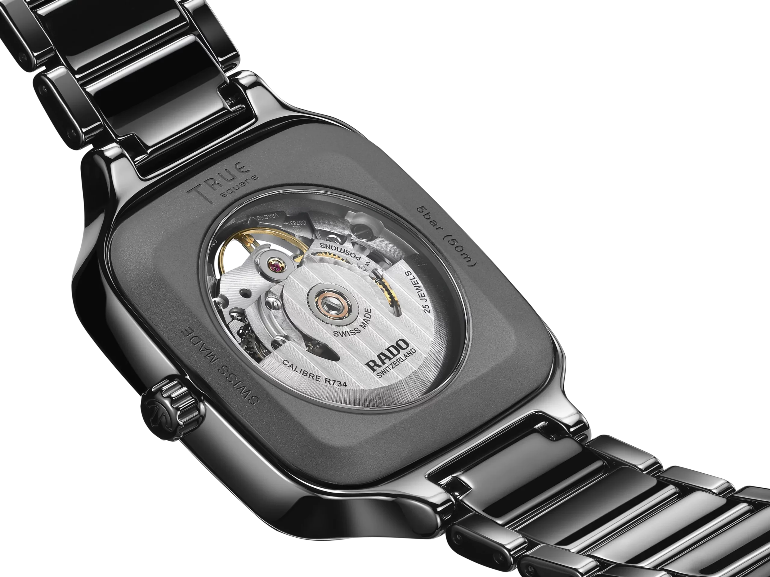 Rado True Square Automatic Skeleton Diamond – Image 2