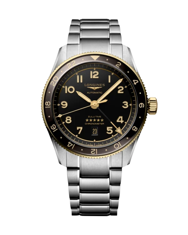 Longines Spirit Zulu Time 42mm Black Dorée
