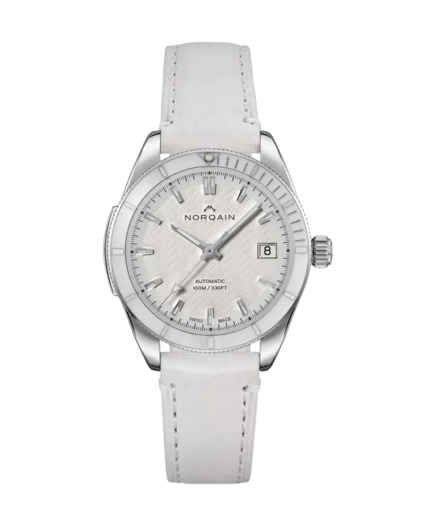 Norqain Adventure 37mm Blanc PEAU DE POMME BLANCHE