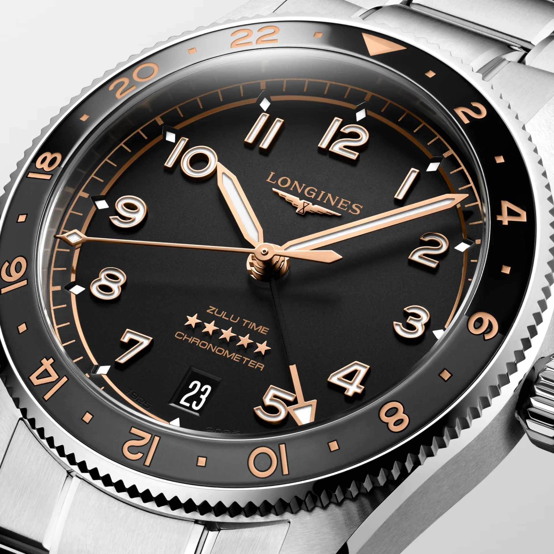 Longines Spirit Zulu Time 39mm Black – Image 13