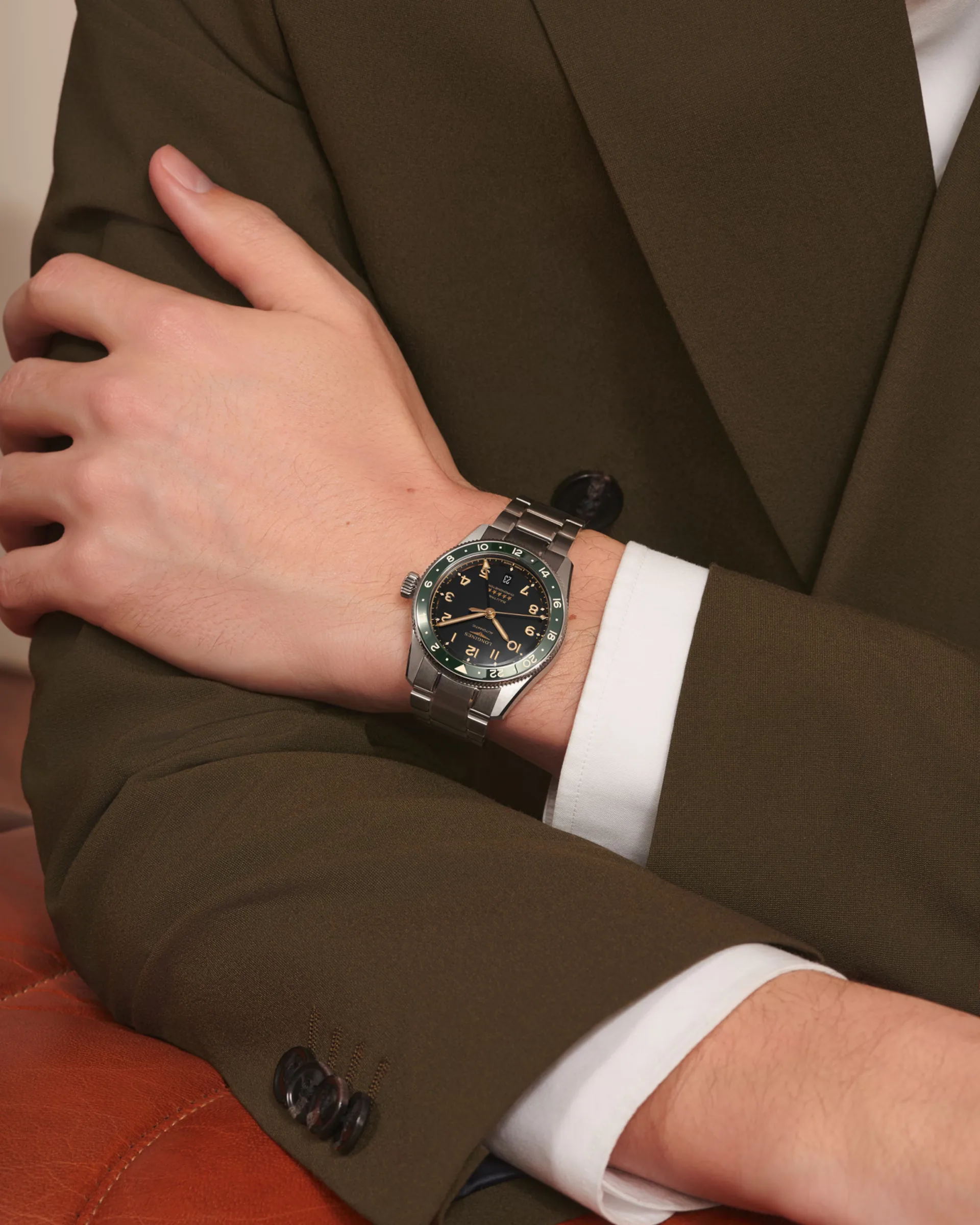 Longines Spirit Zulu Time 39mm Black – Image 3