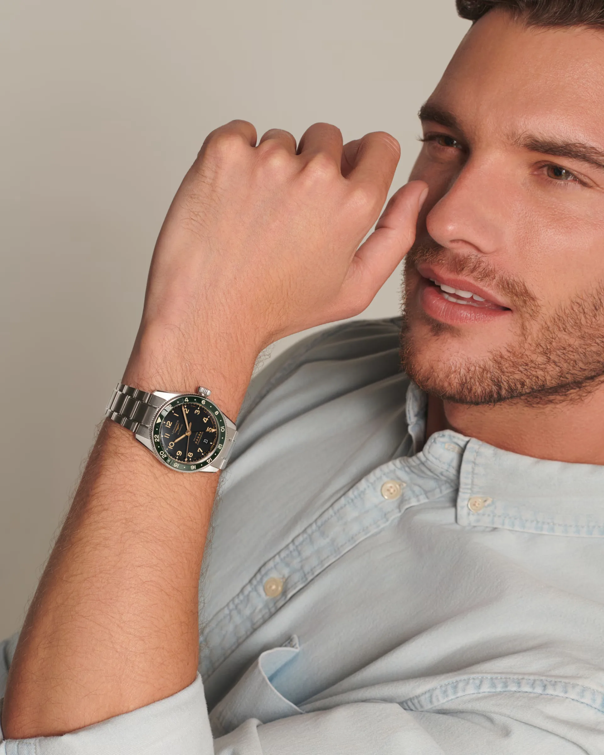 Longines Spirit Zulu Time 39mm Black – Image 6