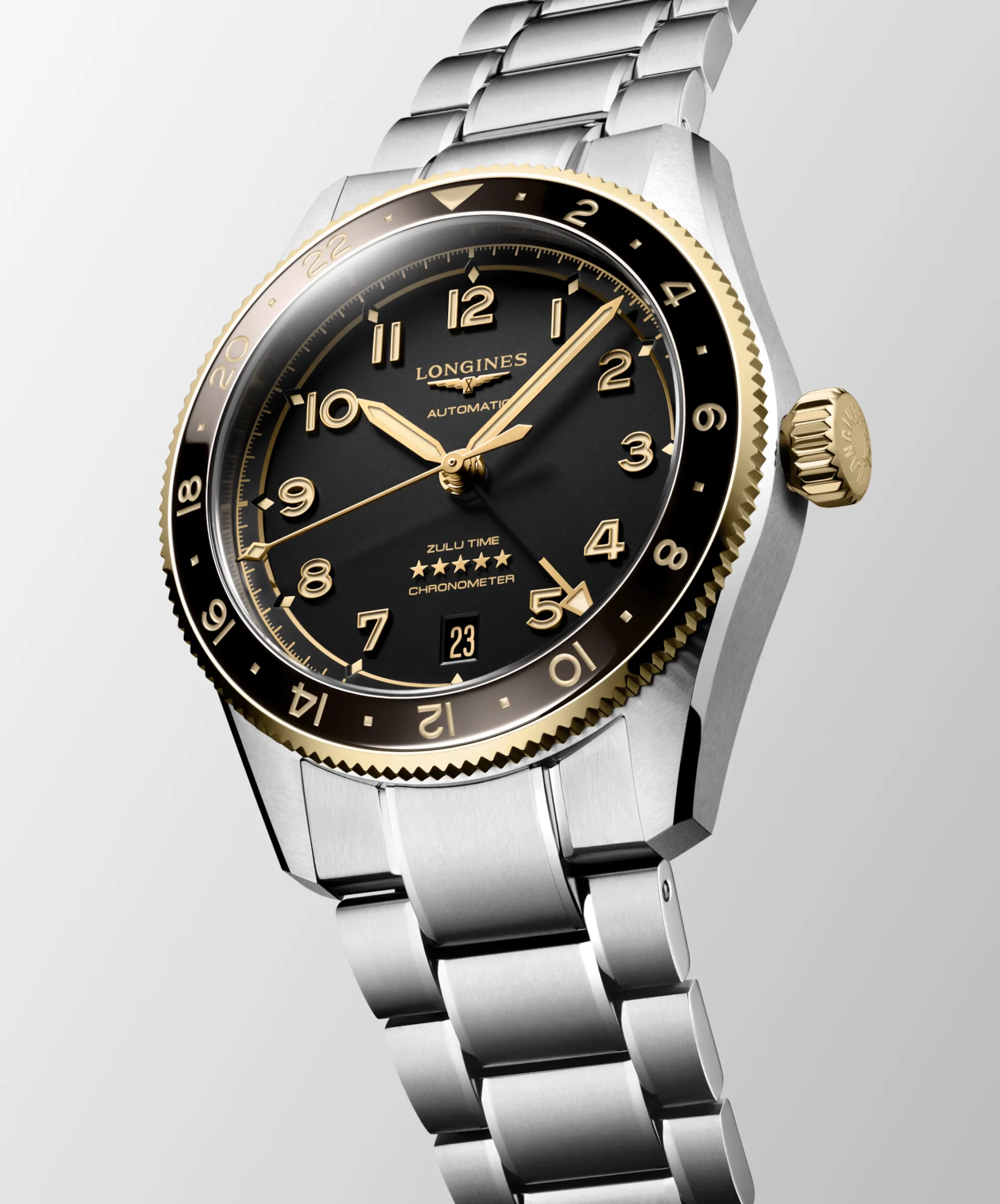 Longines Spirit Zulu Time 39mm Black – Image 18