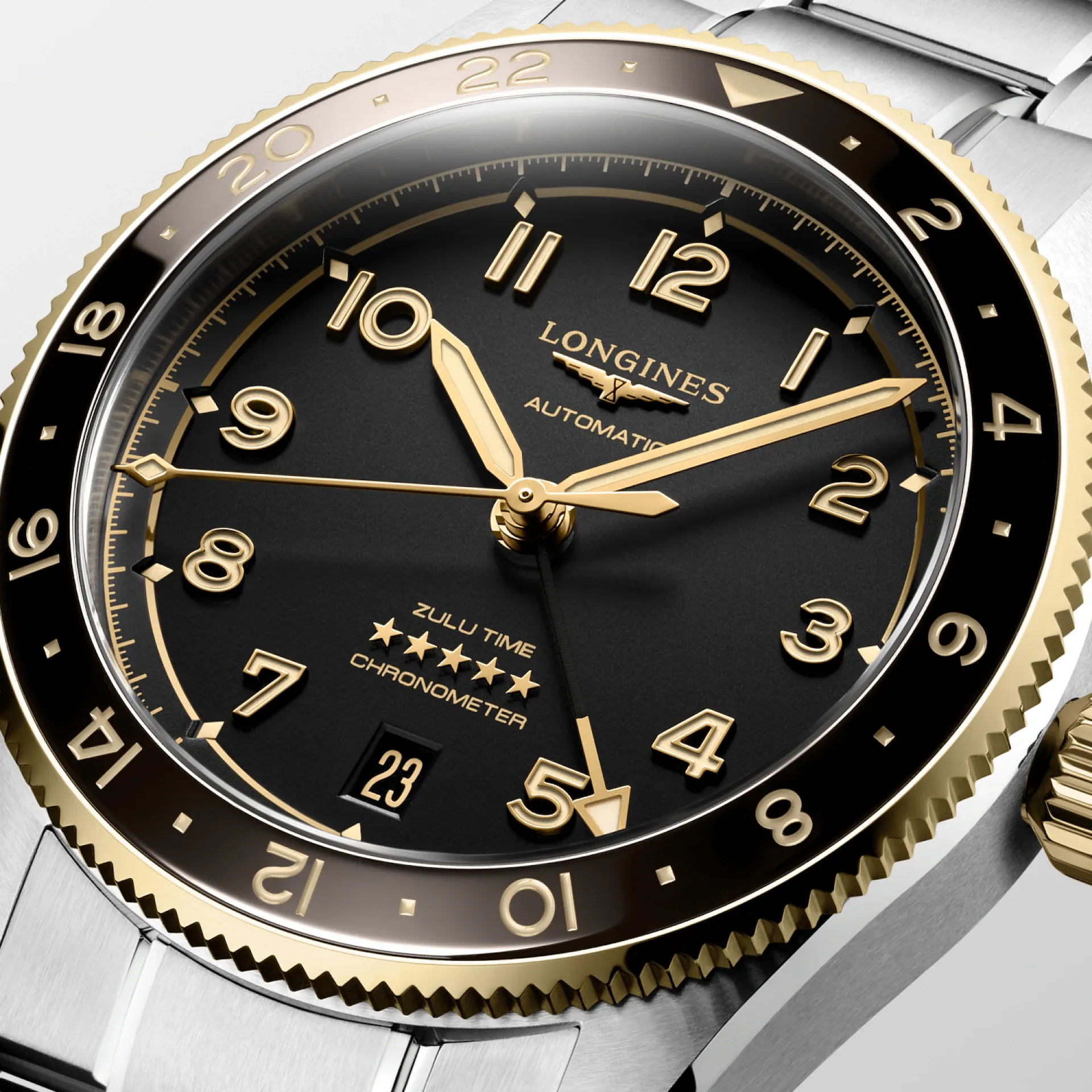 Longines Spirit Zulu Time 39mm Black – Image 15