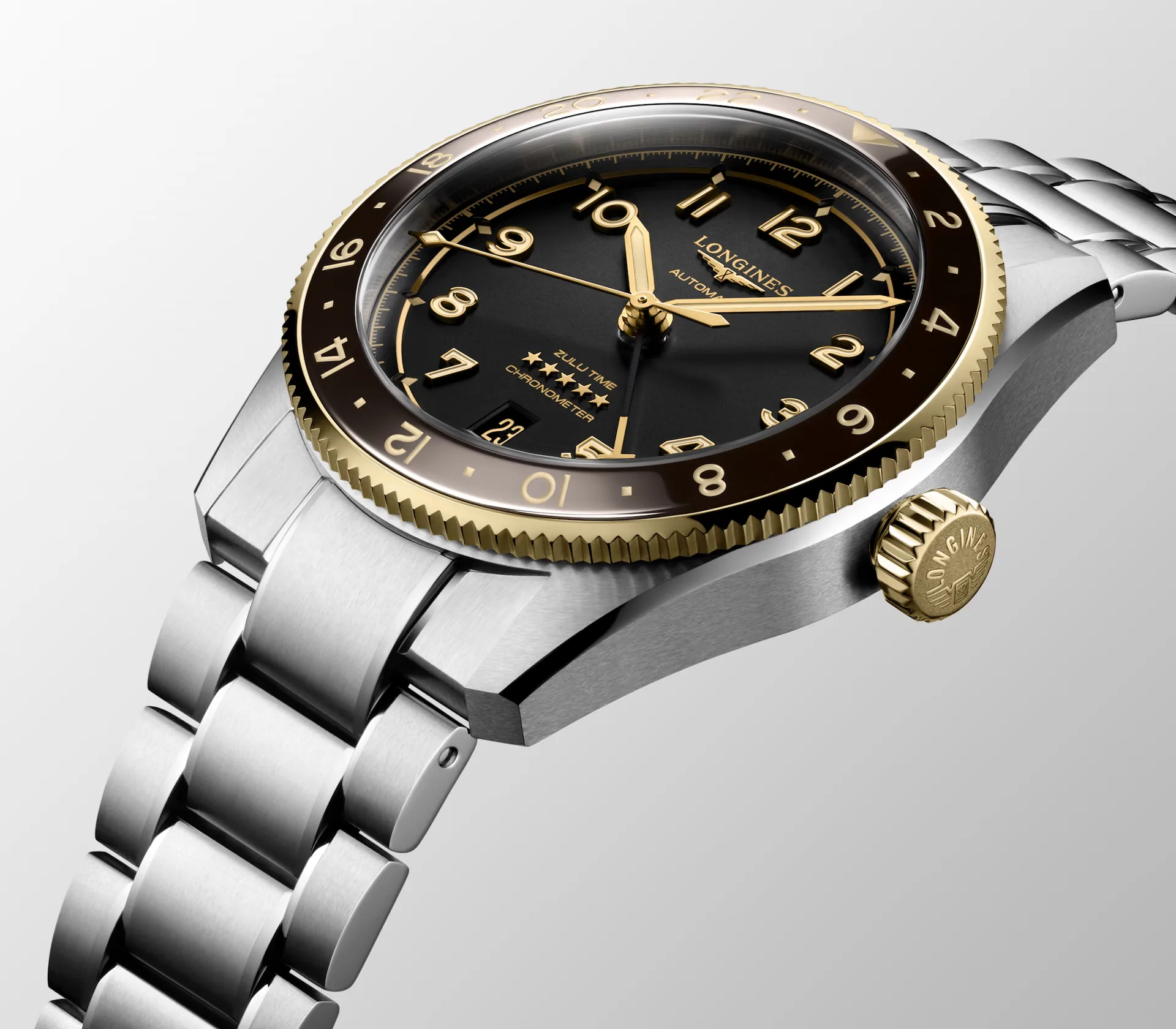 Longines Spirit Zulu Time 39mm Black – Image 20