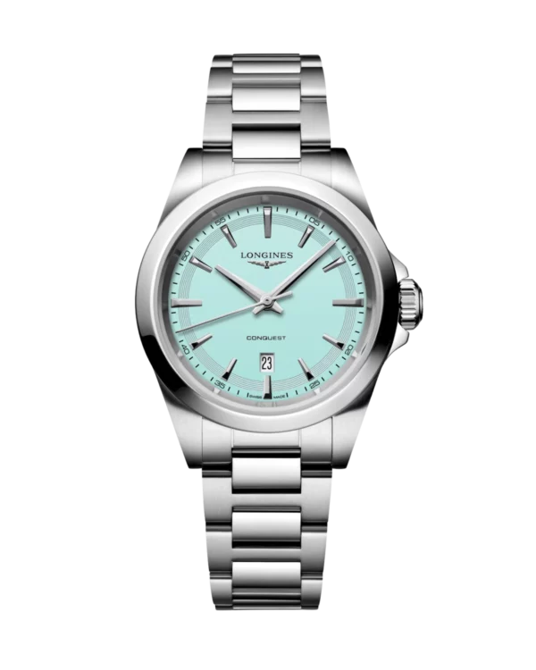 Longines Conquest 30mm Quartz Bleu clair