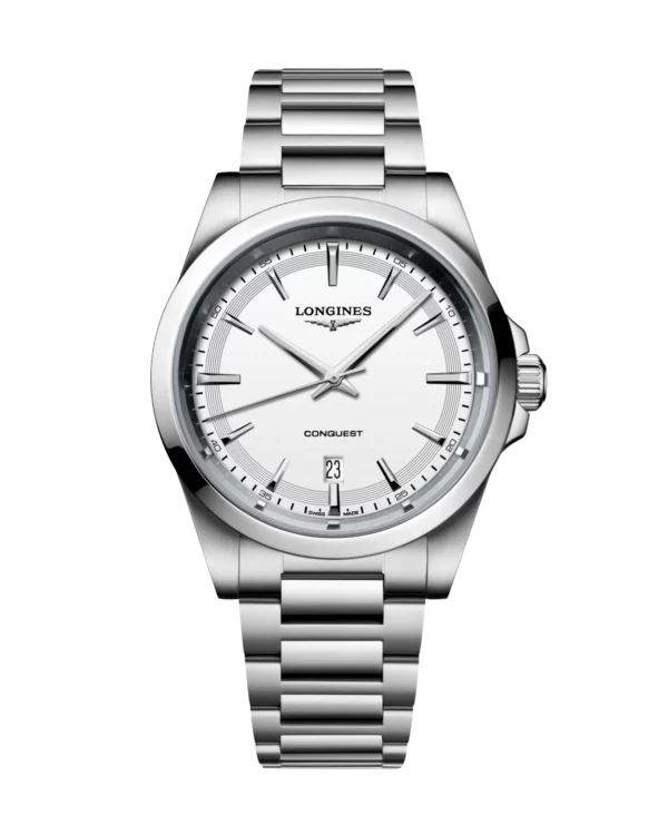 Longines Conquest 41mm Quartz Blanc