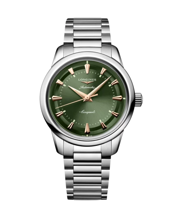 Longines Conquest Heritage 38mm Vert Argent
