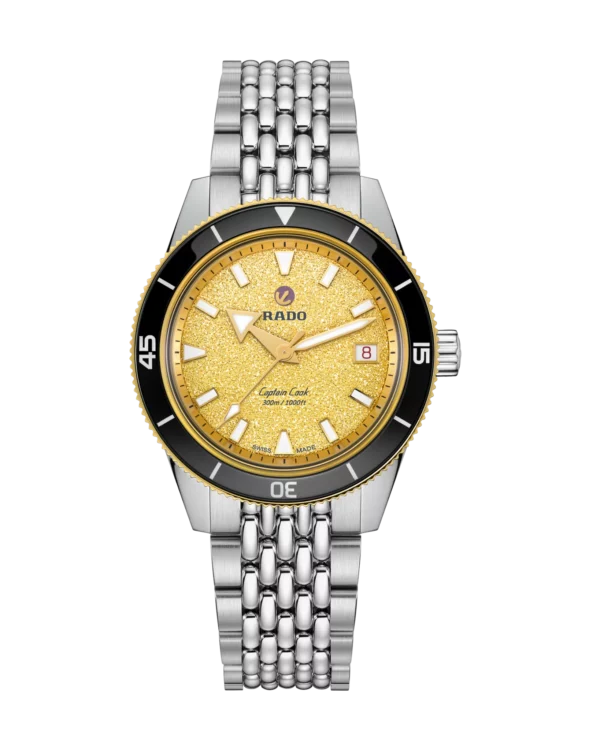 Rado Captain Cook Cadran Or Effet Diamant