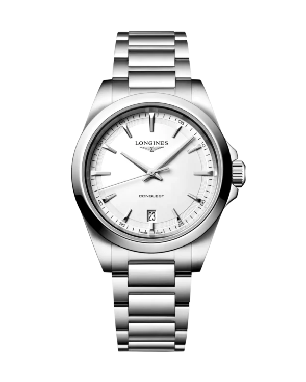Longines Conquest 38mm Quartz Blanc