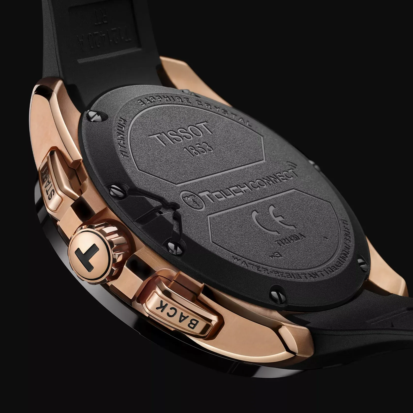Tissot T-Touch Connect Solar - Roségold & Black – Bild 3