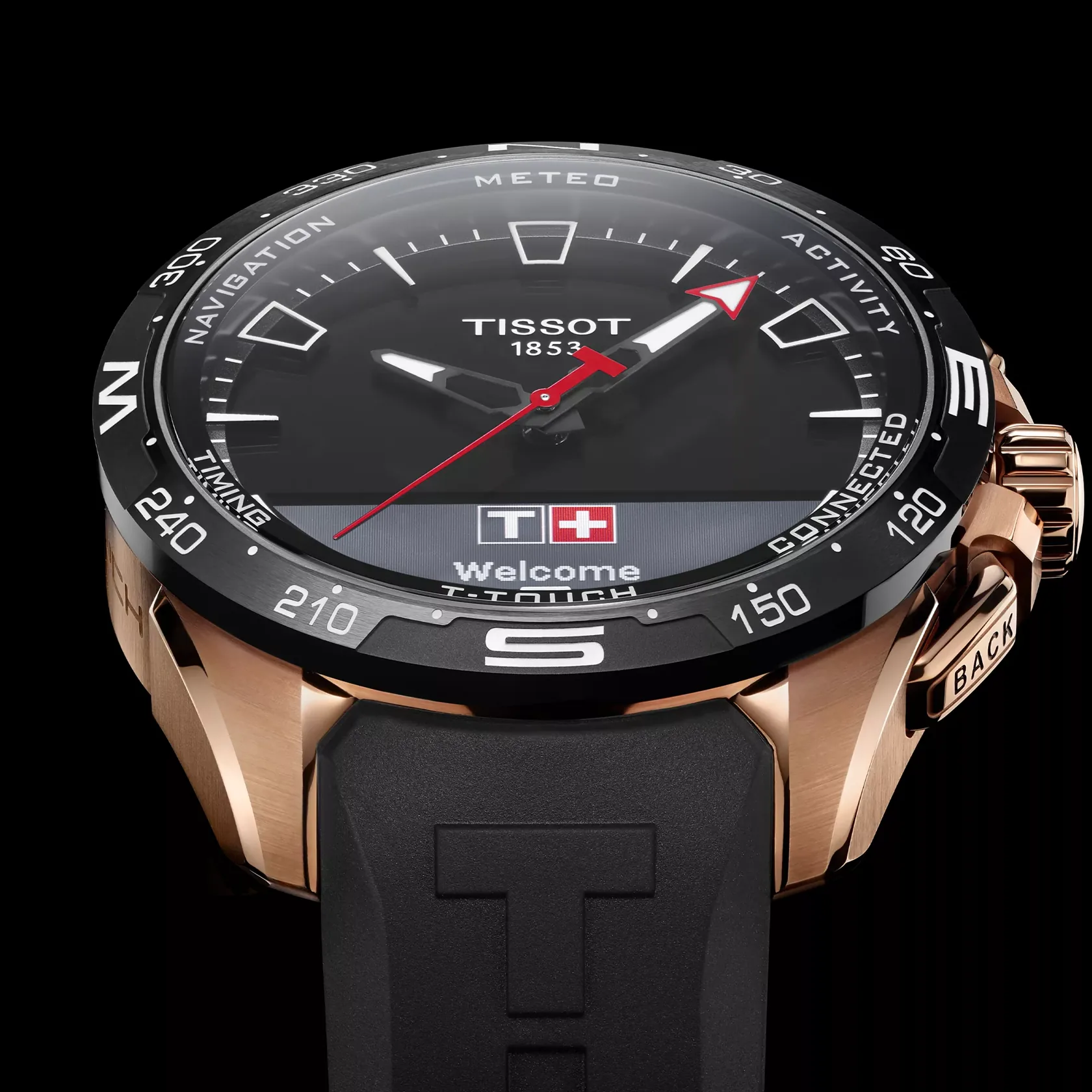 Tissot T-Touch Connect Solar - Roségold & Black – Bild 2