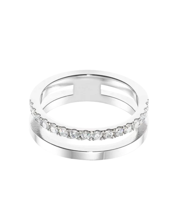 Eternal Unity Bague argent-cristal - COEUR DE LION