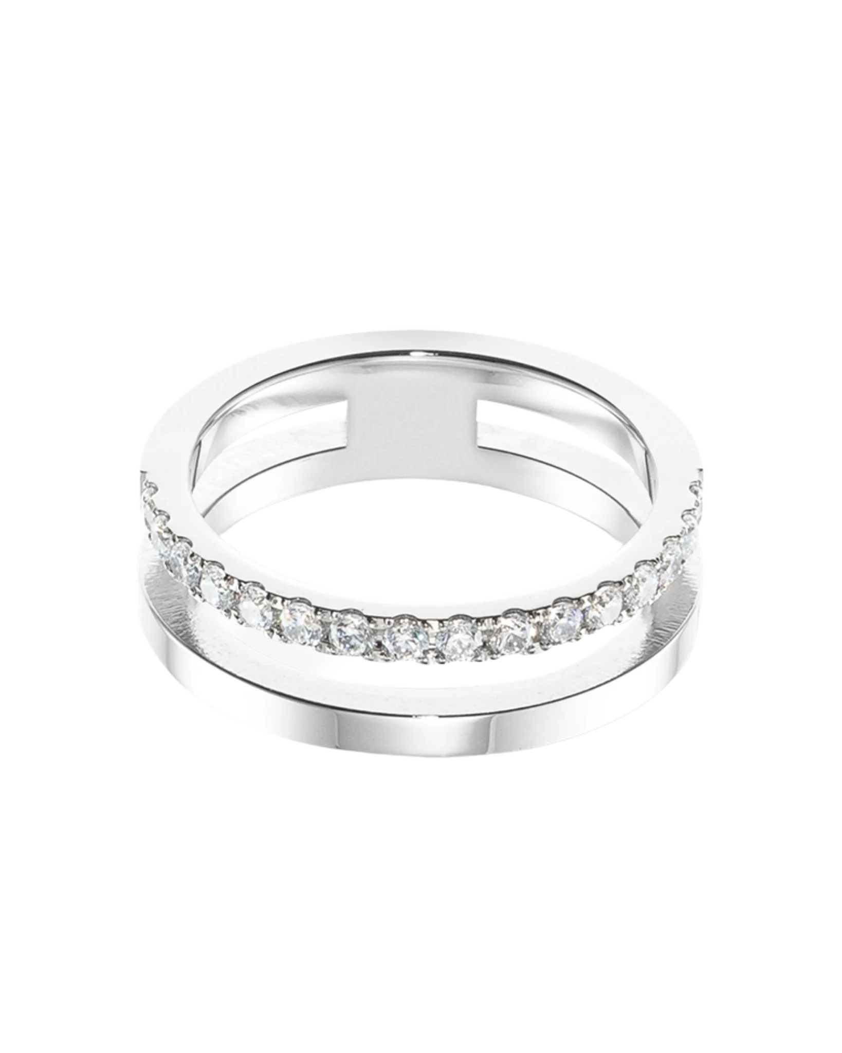 Eternal Unity Bague argent-cristal - COEUR DE LION