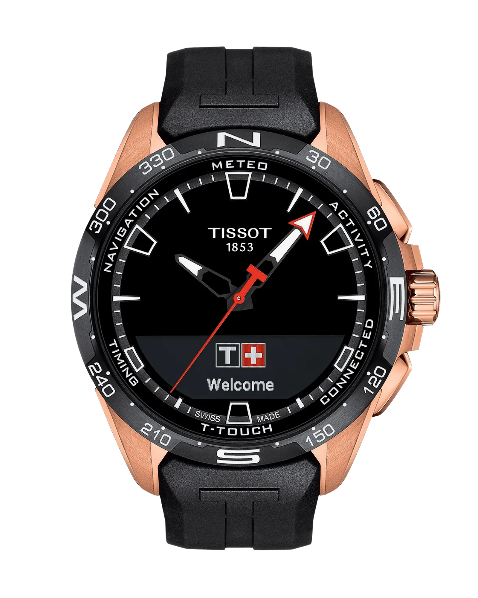 Tissot T-Touch Connect Solar – Rose Gold & Black