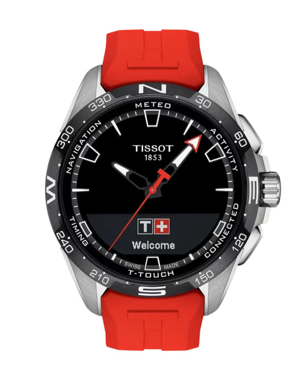 Tissot T-Touch Connect Solar avec bracelet rouge