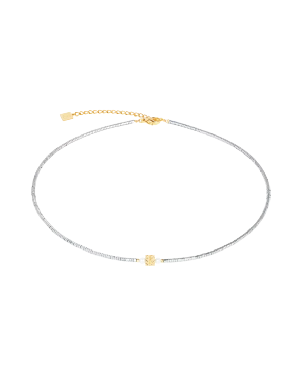 Necklace Edge & Grace silver-gold