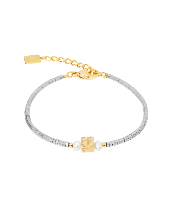 Bracelet Edge & Grace silver-gold