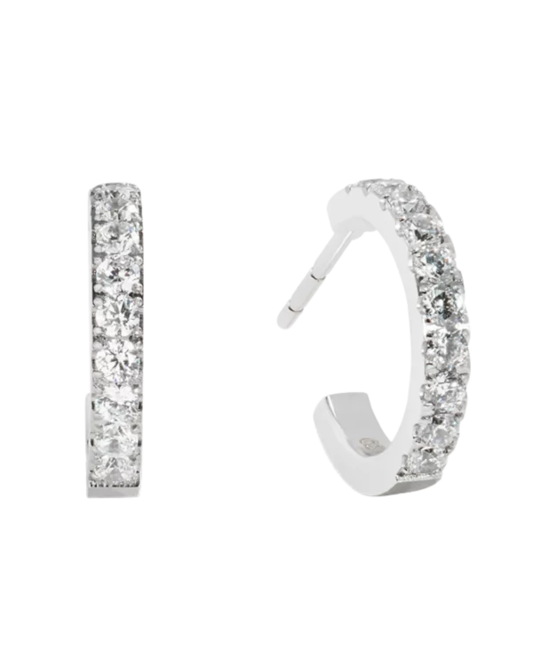 Eternal Love Hoop mini silver-crystal COEUR DE LION