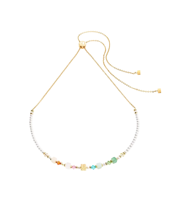 Necklace cube princess fusion blossom gold