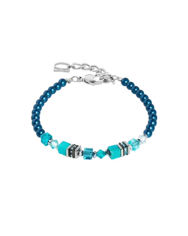 Bracelet princess teal glow silver